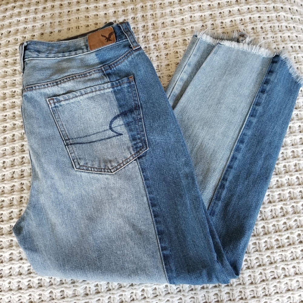 American Eagle Outfitters Vintage High Rise Jeans.